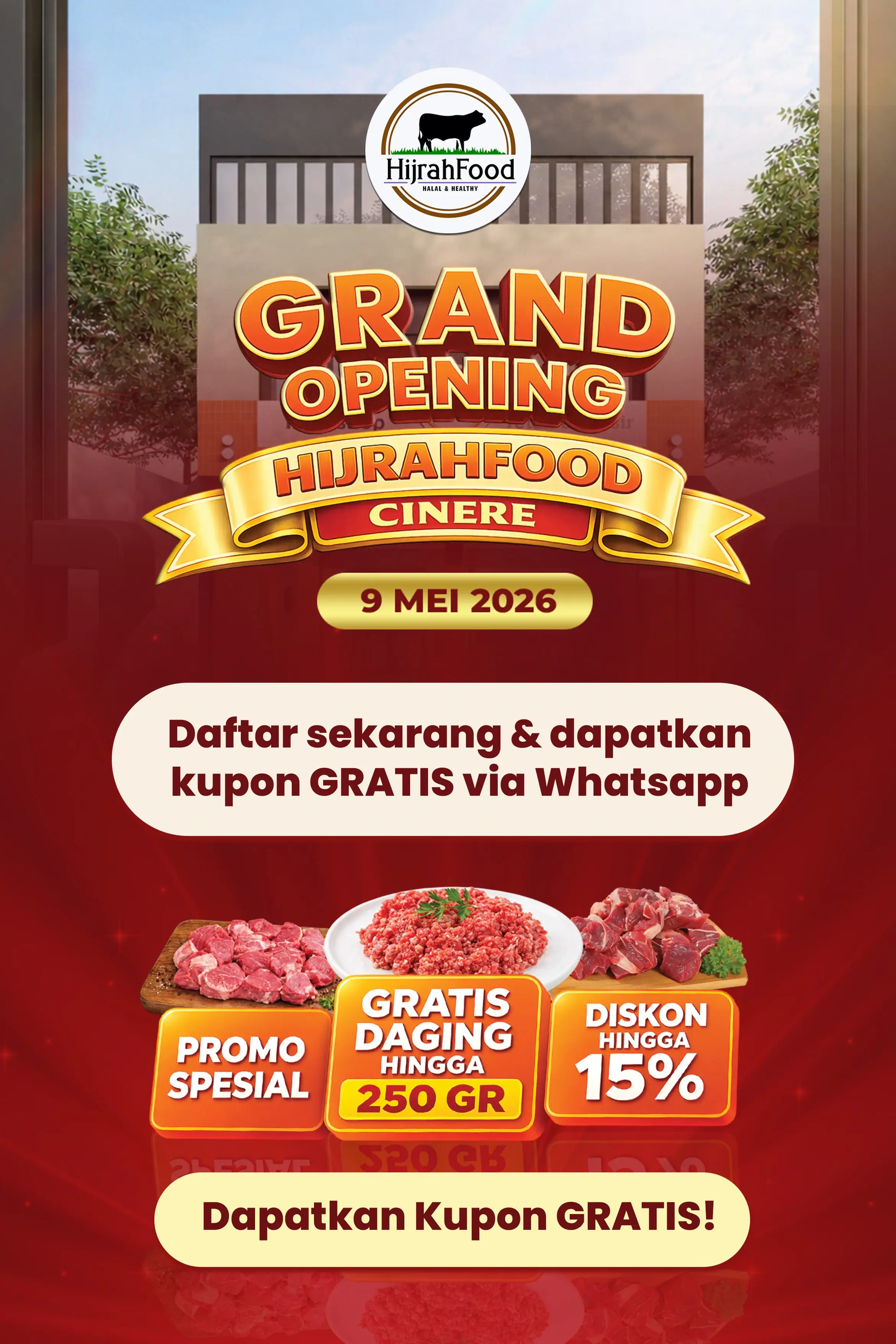 Grand Opening Hijrahfood Cinere